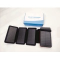 Повербанк на сонячній батареї для заряджання телефону 26800 mAh, 4 панелі, чорний.